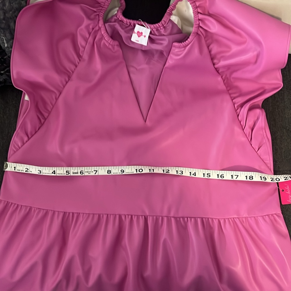 Buddy Love Dress pink faux leather size L - Picture 8 of 10